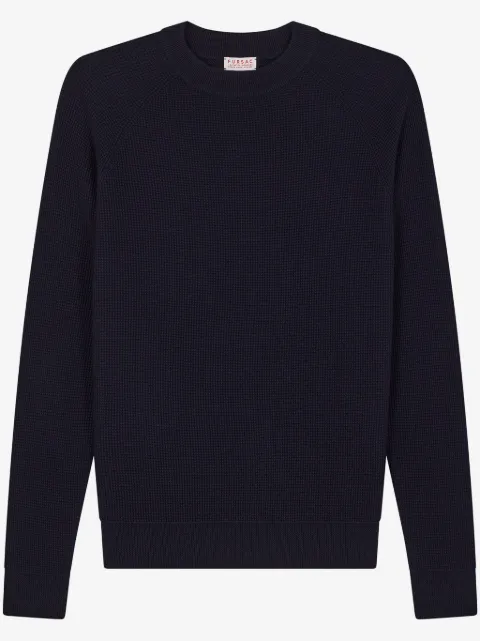 FURSAC waffle-knit wool jumper