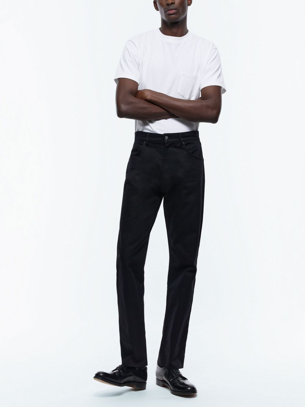 FURSAC logo-embroidered jeans - Black