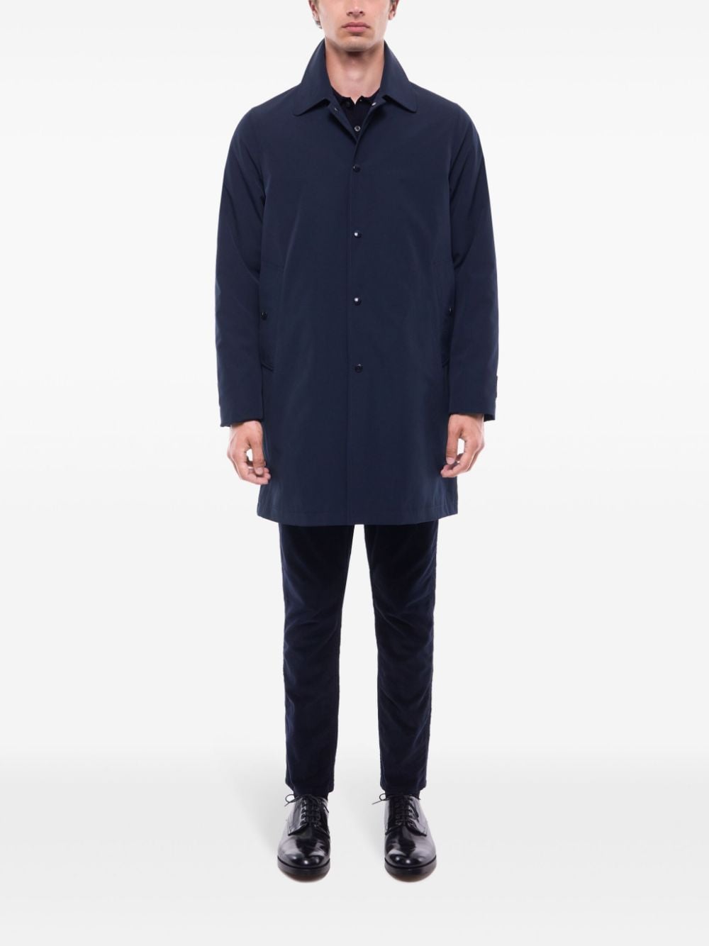 FURSAC single-breasted coat - Blauw