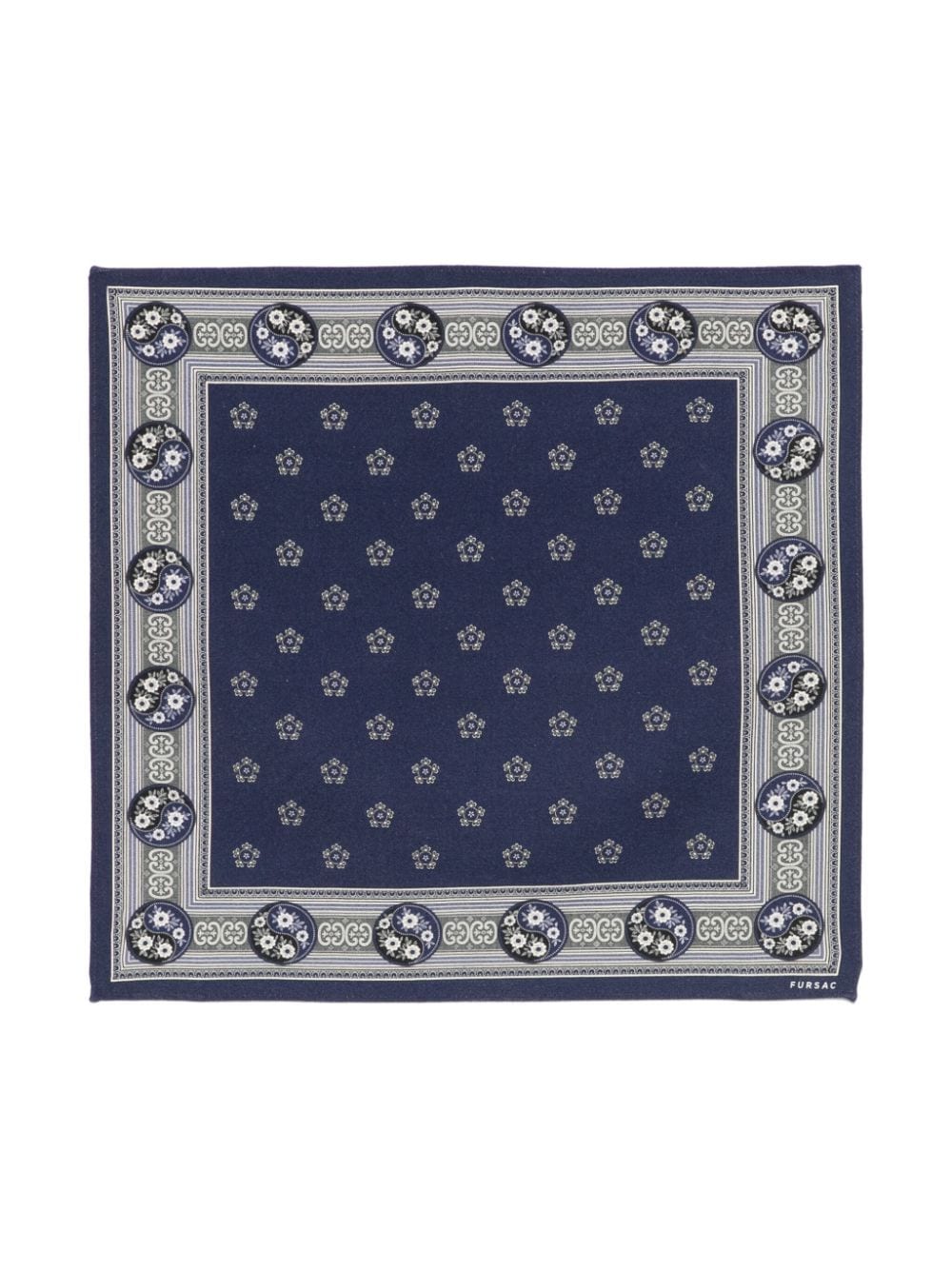 FURSAC Pochet met print Blauw