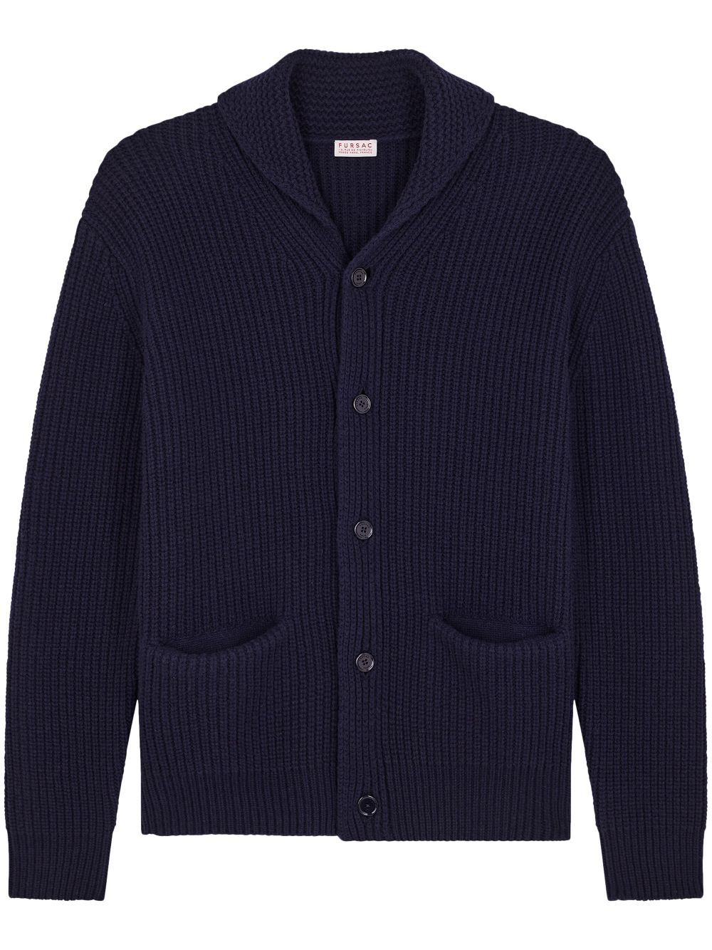 FURSAC chunky-knit wool cardigan - Blue