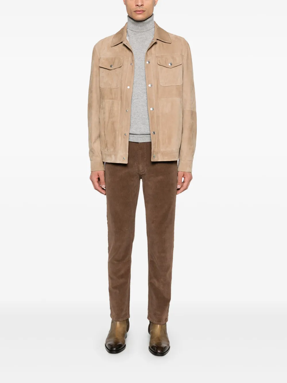 FURSAC Ribfluwelen broek - Bruin