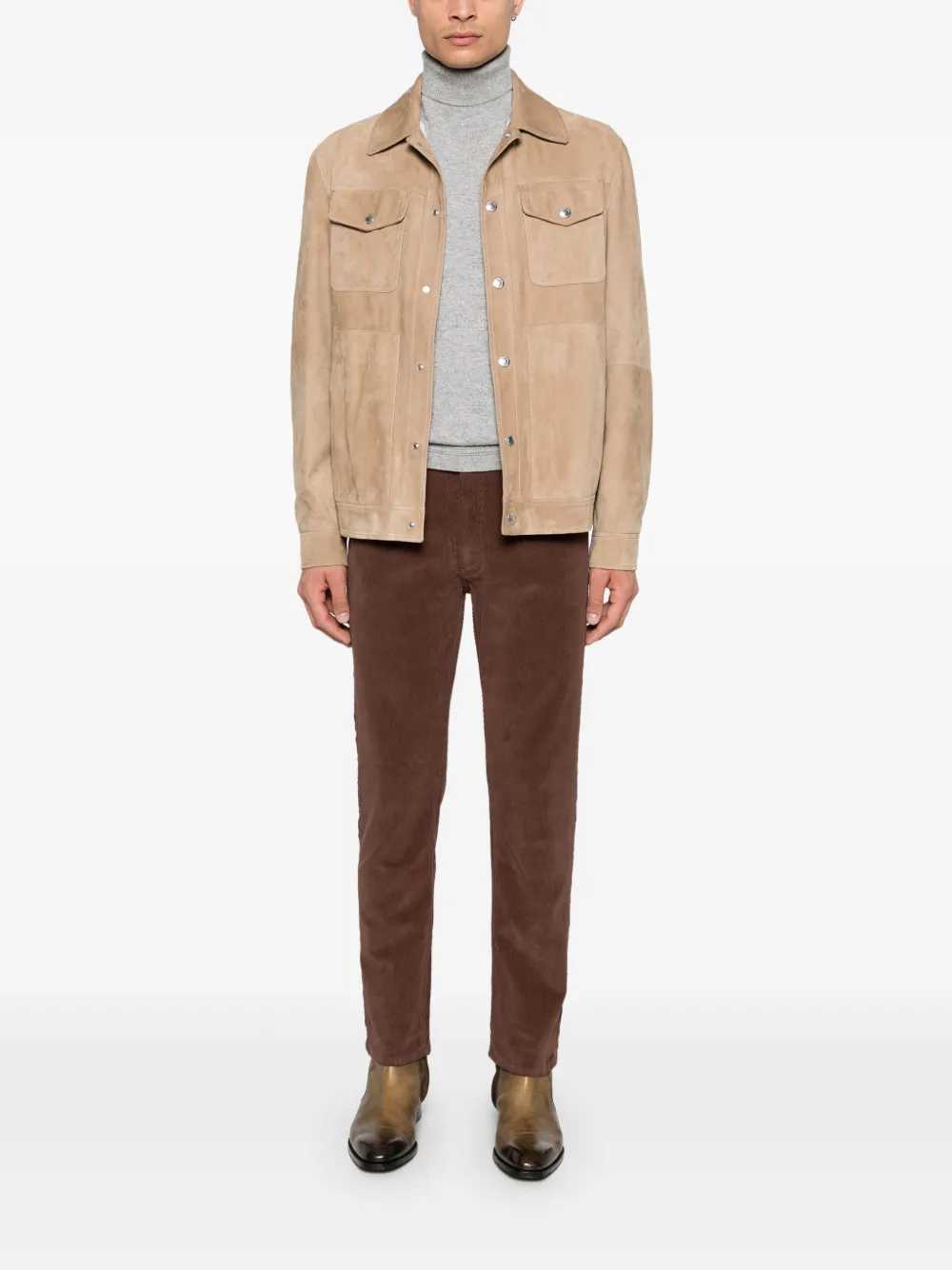 FURSAC Ribfluwelen broek - Bruin