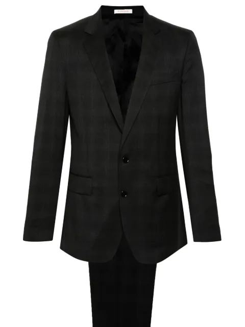 FURSAC check-pattern single-breasted suit