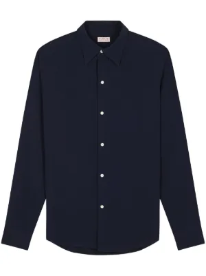 Emporio Armani ロングスリーブ シャツ | ブラック | FARFETCH JP