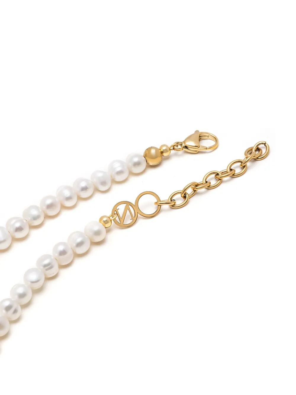 Nialaya Jewelry Evil Eye Beaded Necklace In Gold