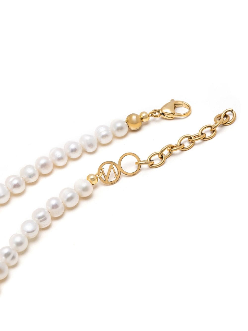 Image 2 of Nialaya Jewelry diamond-panther freshwater-pearl necklace