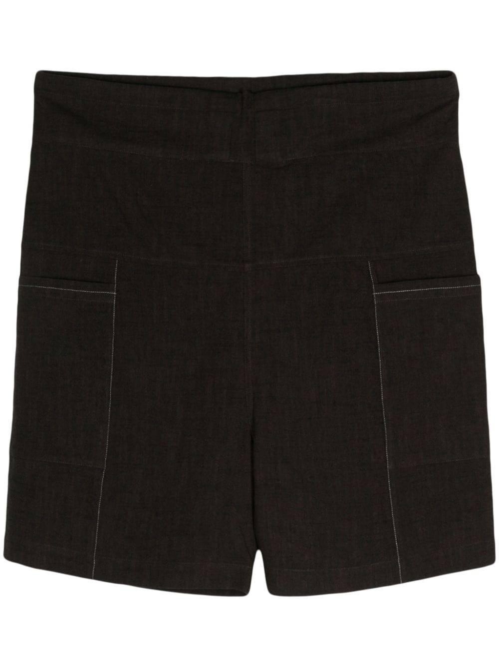 Satta Jii Cotton Shorts In Brown