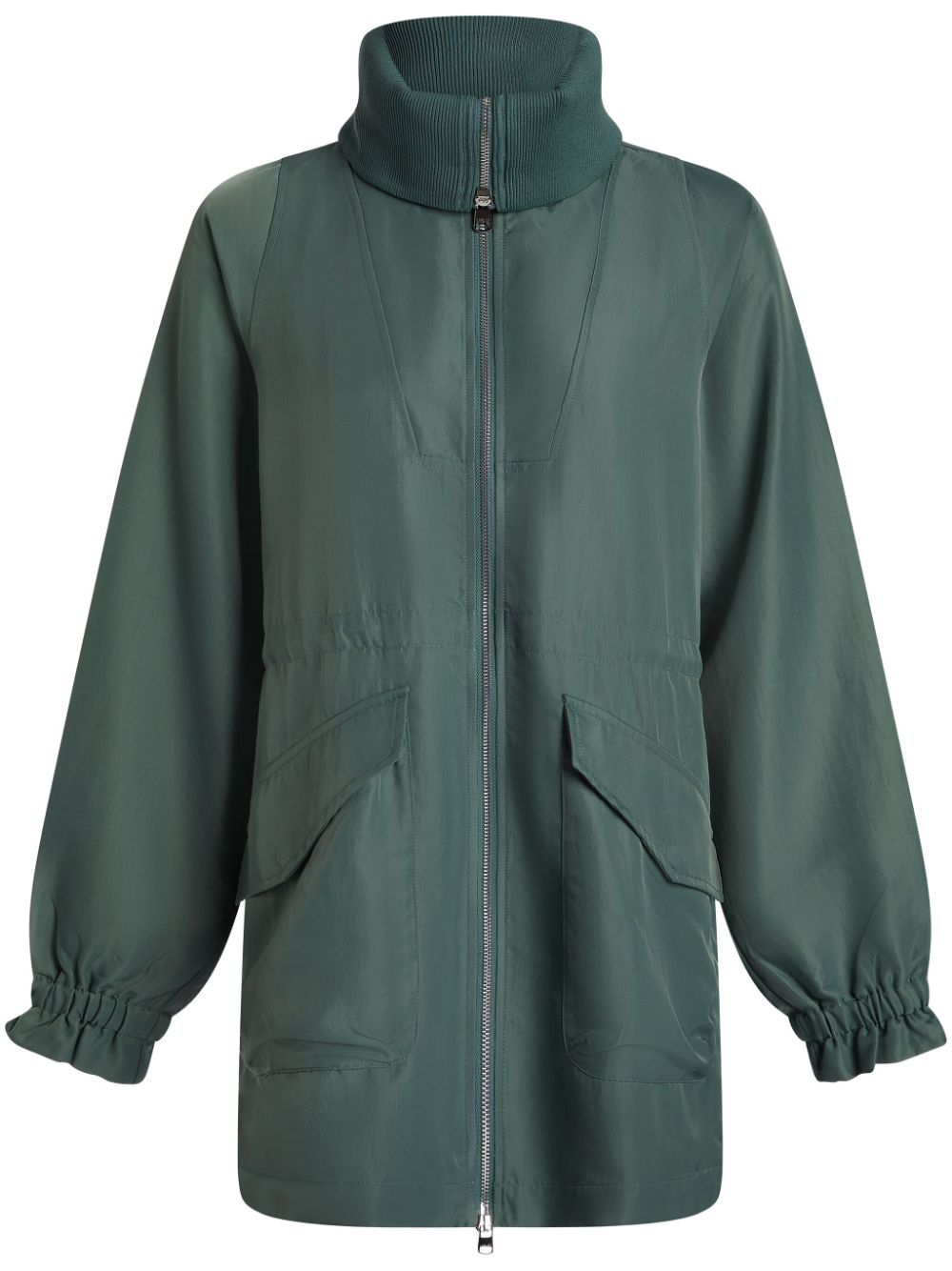 Varley Alison Parka Jacket In Green