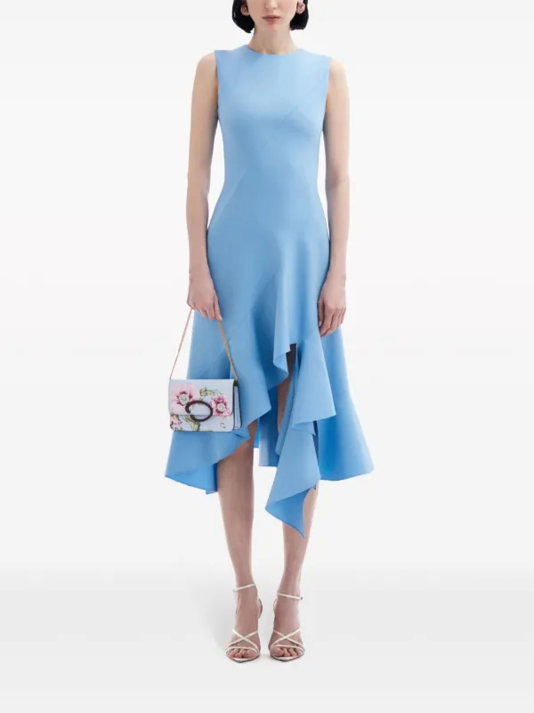 オールインワン・サロペット Rabanne Asymmetrical Hem Mini Dress Printed asymmetrical minidress in multicoloured - Rabanne