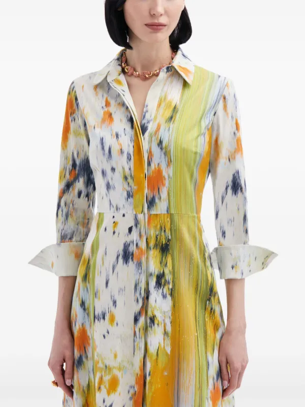 Oscar de la renta shirt dress online