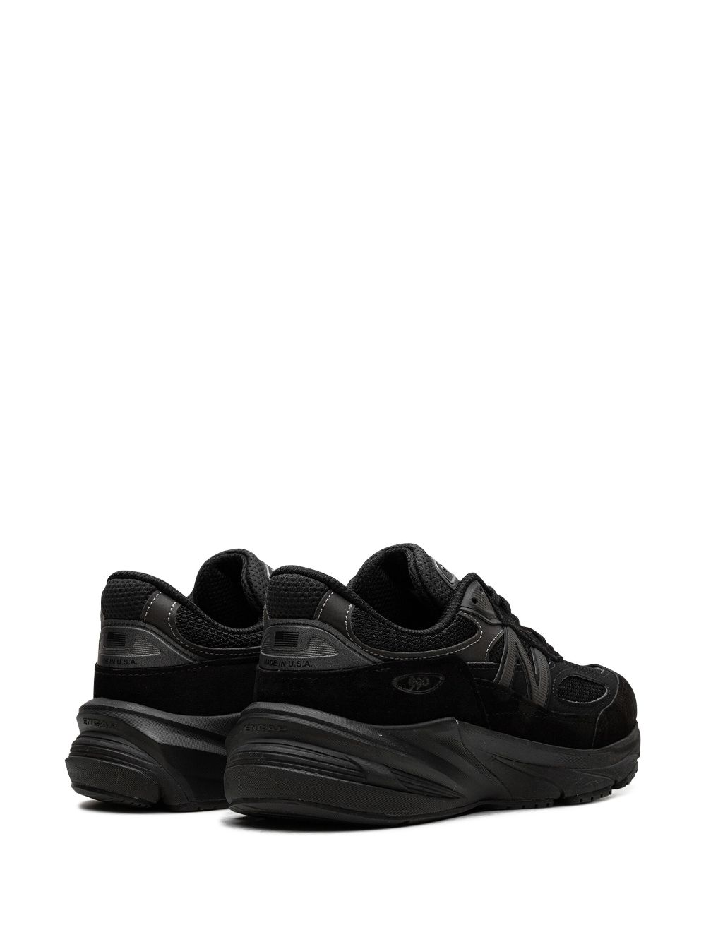 Shop New Balance 990v6 Mesh Sneakers In Black