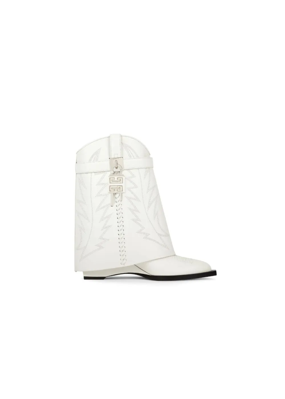Fashion Concierge Vip Givenchy - Shark Lock Cowboy ankle boots in leather | Image 1