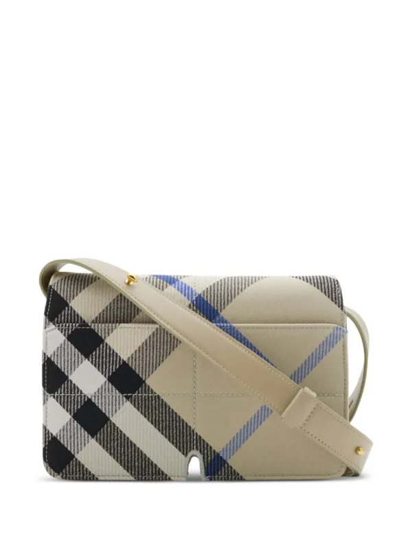 【送料込み】Burberry★80840471 Burberry Snip Checked Shoulder Bag | Neutrals | FARFETCH