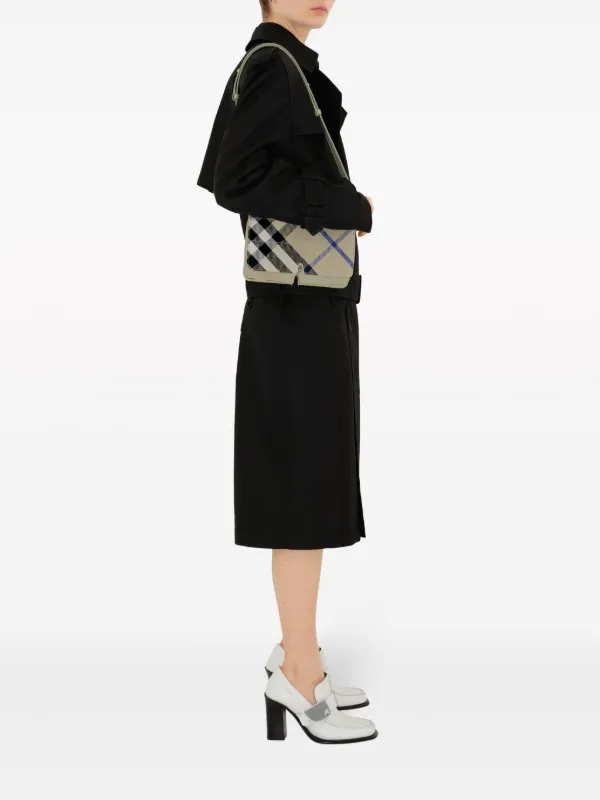 Burberry Snip Checked Shoulder Bag | Neutrals | FARFETCH