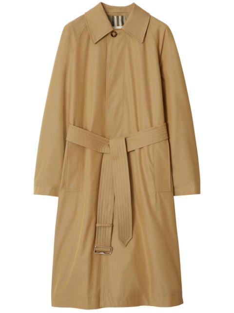 Burberry belted cotton trench coat Women