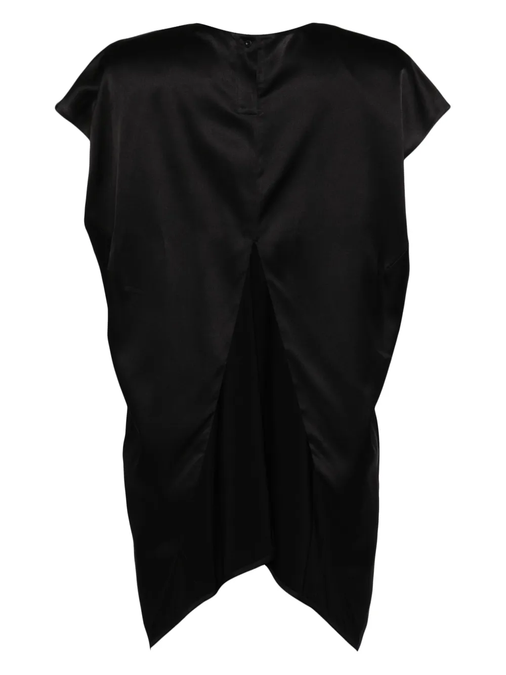 JNBY round-neck satin T-shirt - Zwart