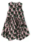 jnby by JNBY floral-print cotton dress - Black