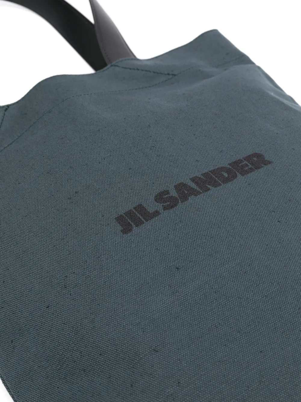 Jil Sander Shopper met logoprint Groen