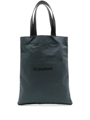 バッグ JIL SANDER FLAT SHOPPER GRANDE TOTE BAG Jil Sander Large Flat Shopper Tote Bag | Black | FARFETCH ZA