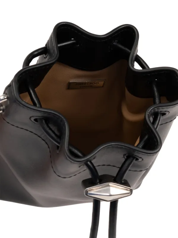Jimmy Choo ★ Cinch Mini ★Bucket Bag Cinch Mini | Latte Leather Mini Bag | JIMMY CHOO