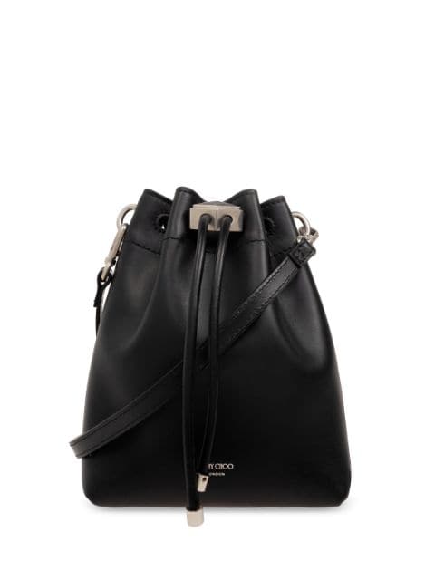 Jimmy Choo mini Cinch leather bucket bag