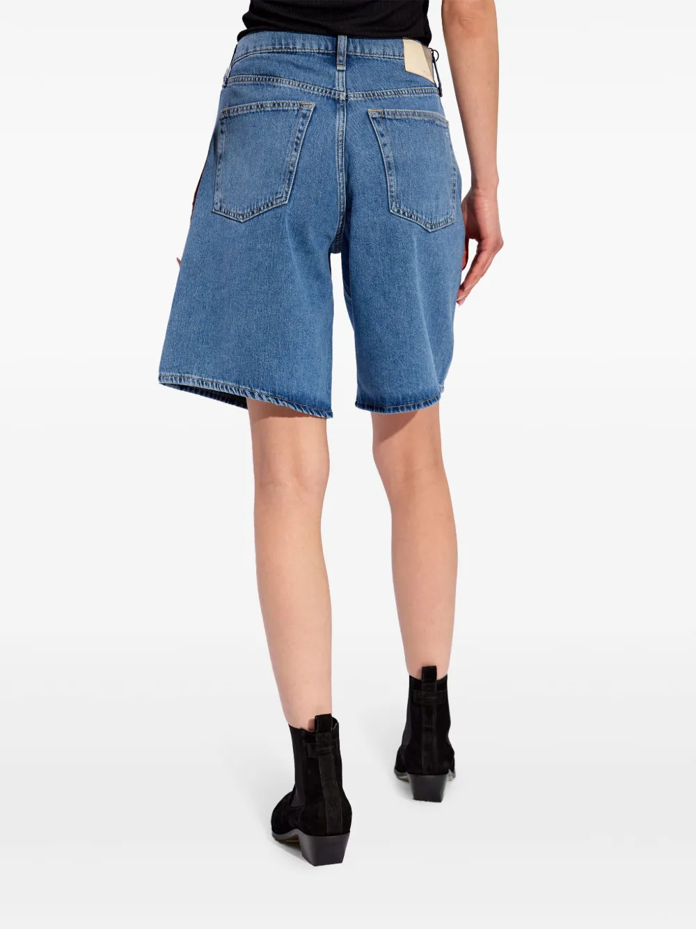 rag & bone Denim shorts Blauw
