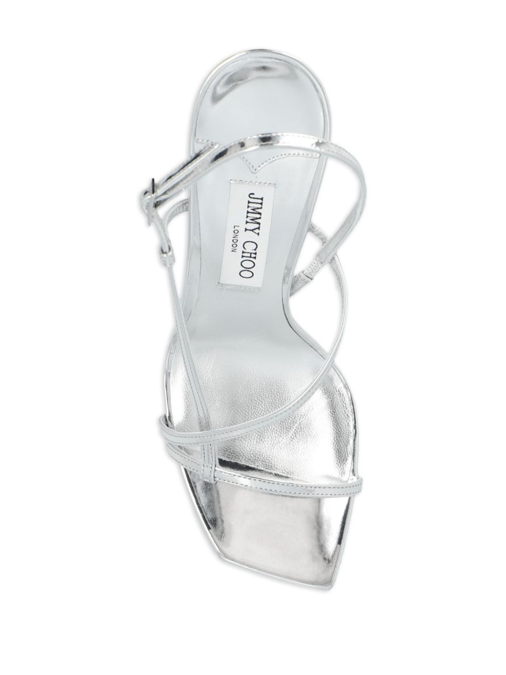 Jimmy Choo Etana 95 metallic sandals Women