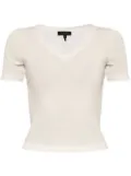 rag & bone V-neck ribbed T-shirt - White