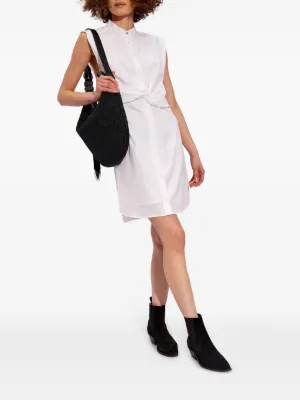 美品 rag&bone ノースリーブ クラックデザインワンピース ブラック RAG & BONE (Women) / ラグアンドボーン TOP | レディース