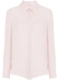 Valentino Garavani pointed-collar silk shirt - Pink