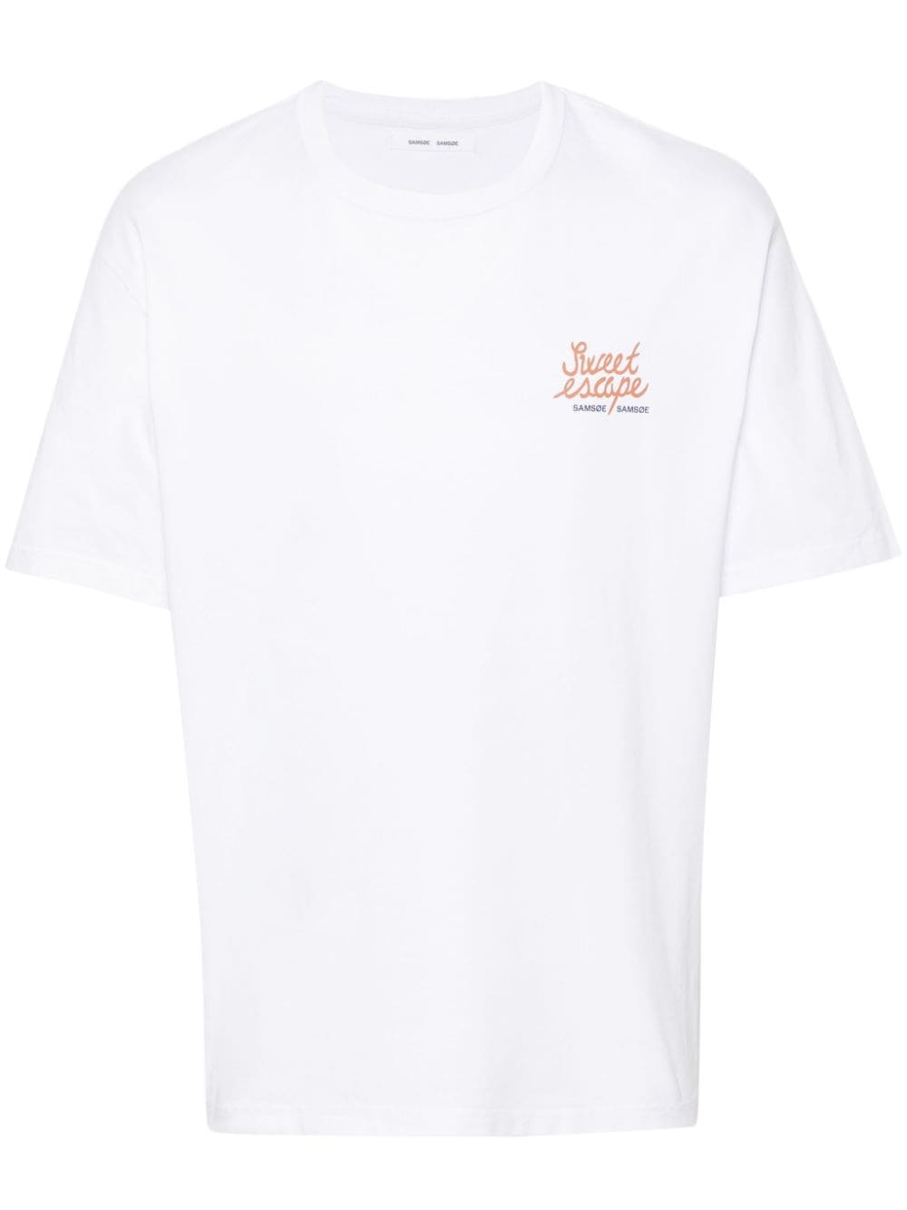 Samsoe & Samsoe Savaca Organic Cotton T-shirt In White