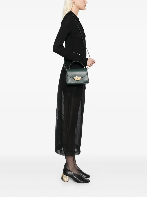 ショルダーバッグ・ポシェット MULBERRY Woman Crossbody bags Green HH4966205 Q633 Mulberry Solid Neon Leather Crossbody Bag - Green Crossbody