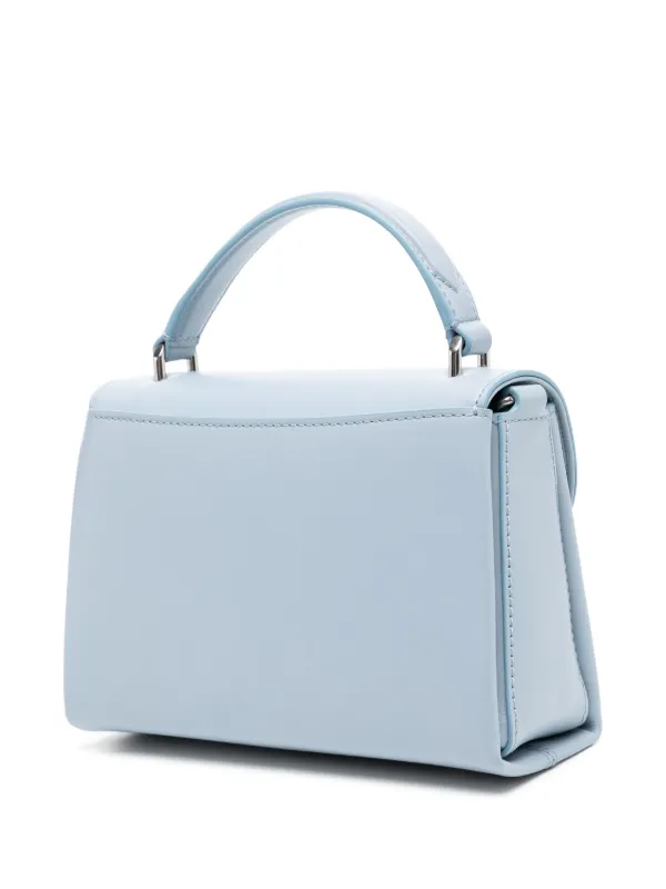 Mulberry Lana Top Handle Bag Blue FARFETCH AE