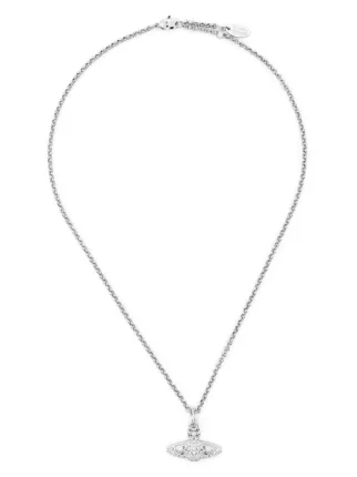 Vivienne Westwood Women's Mini Bas Relief Necklace Silver