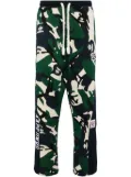 AAPE BY *A BATHING APE® drawstring track pants - Blue