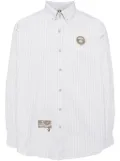 AAPE BY *A BATHING APE® striped cotton shirt - Neutrals