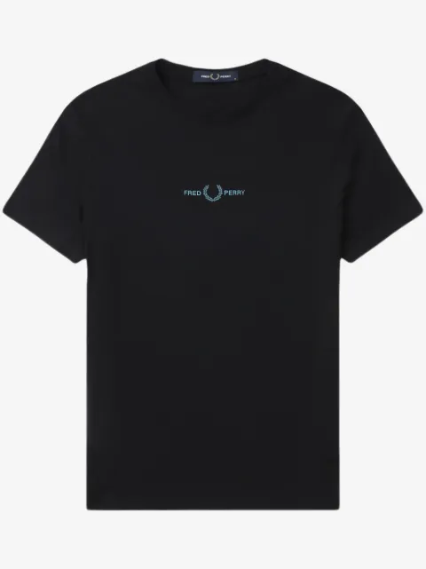 Fred Perry logo-embroidered cotton T-shirt