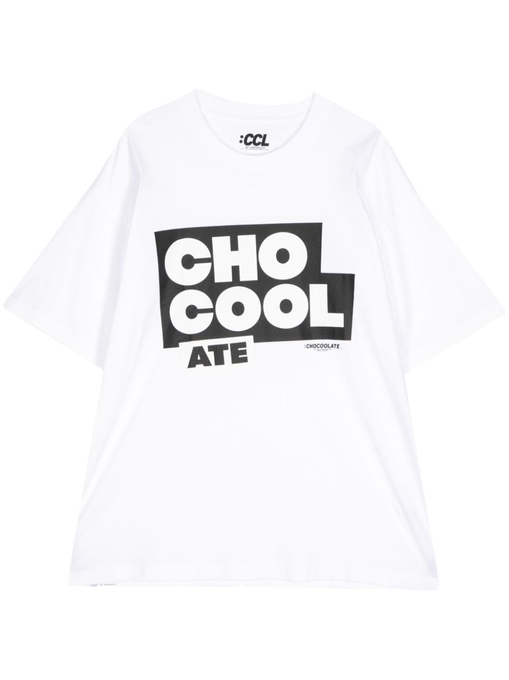 Chocoolate Logo-print Cotton T-shirt In Gray