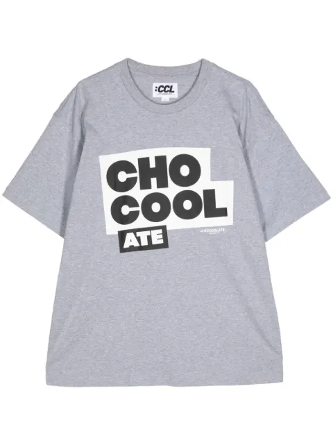 CHOCOOLATE T-Shirt mit Logo-Print
