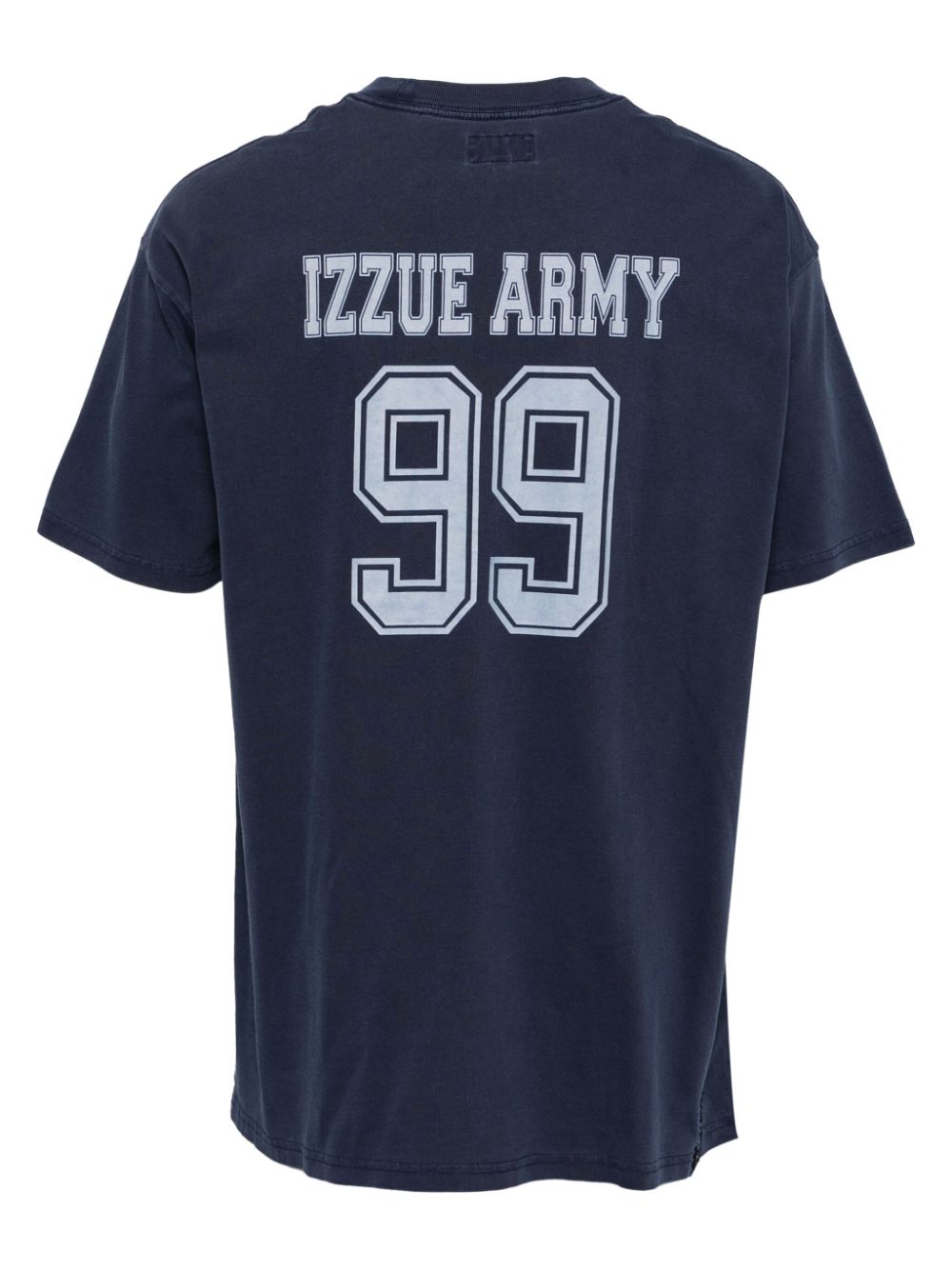 izzue T-shirt met logo - Blauw