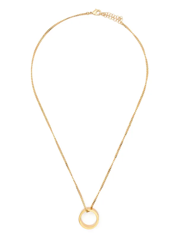 【関税＆送料込み】Mm6 Maison Margiela Necklace With Ring MM6 Maison Margiela Men's Number Logo Ring Necklace in