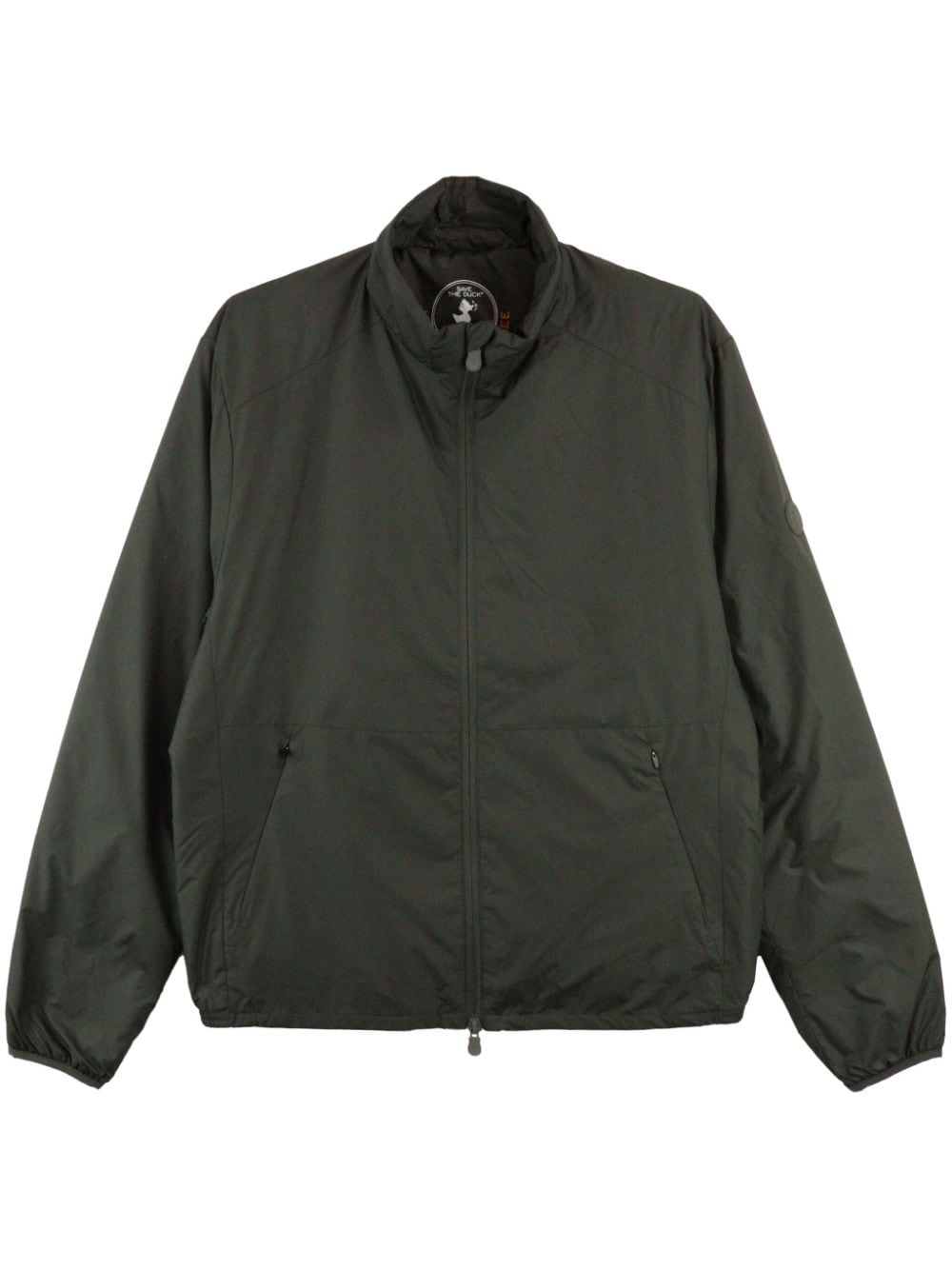 Save The Duck Mock-neck Bomber Jacket In Brown