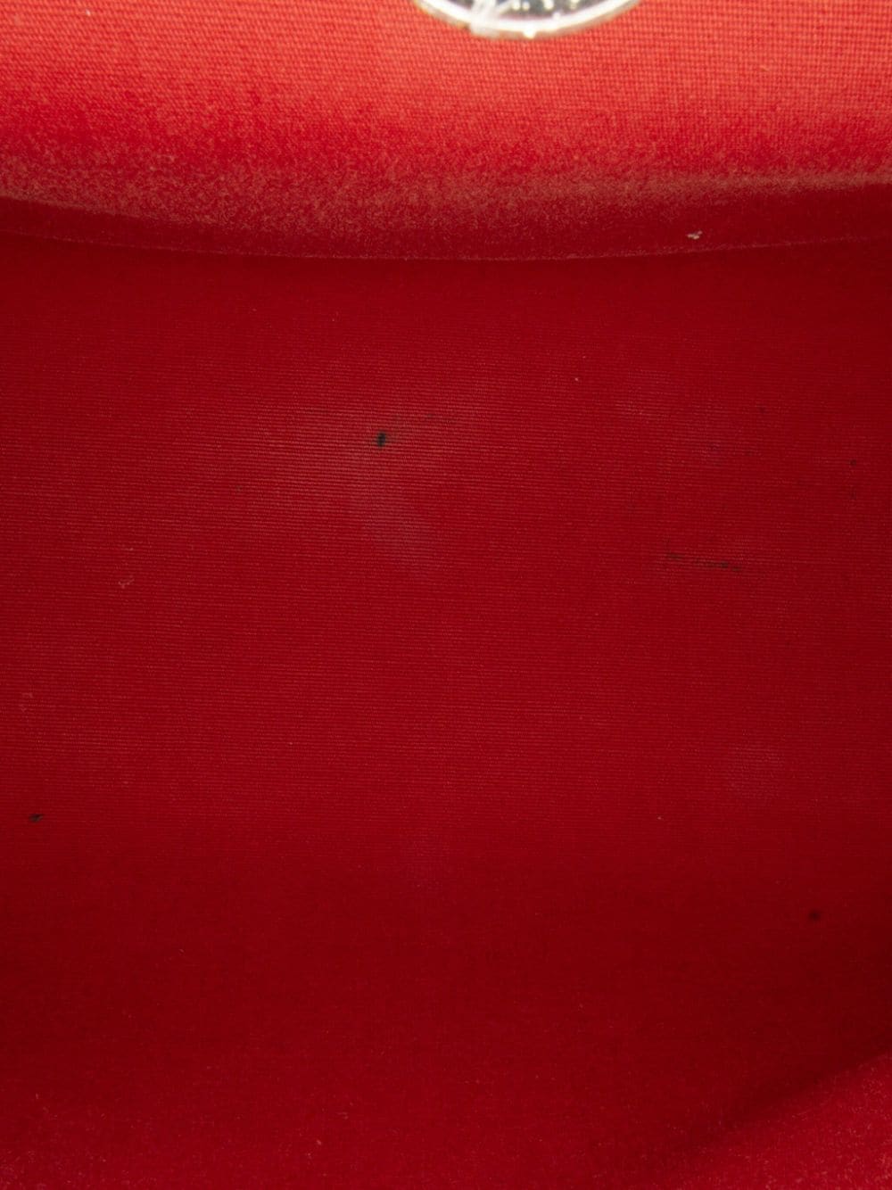 Pre-owned Hermes 2014 Toile Herbag Zip 31 Satchel In Red