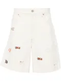 MARANT Jerryl denim shorts - Neutrals