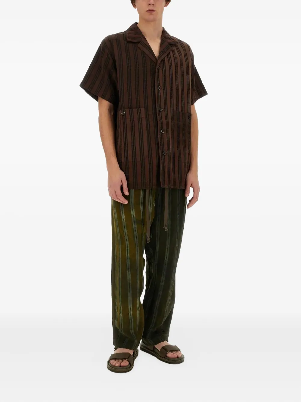 Uma Wang striped buttoned shirt | Image 2
