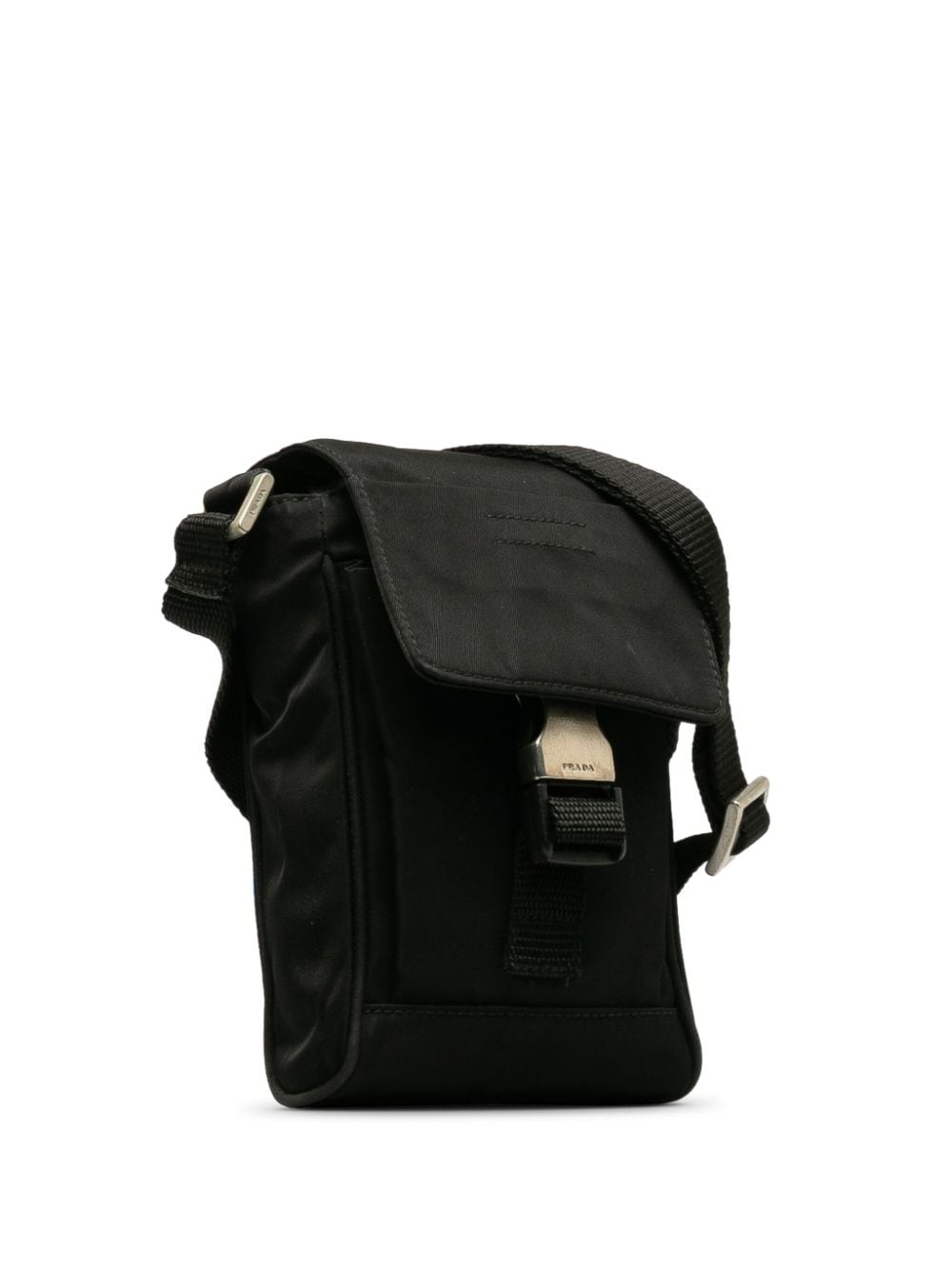 Pre-owned Prada 2000-2013 Tessuto Crossbody Bag In 黑色