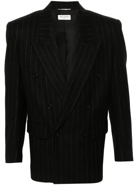 Saint Laurent double-breasted wool blazer