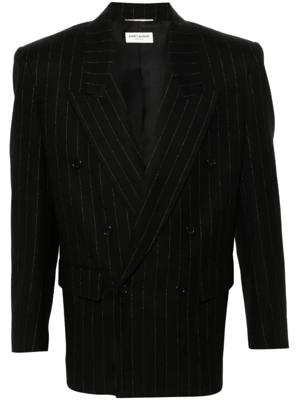 Saint Laurent ダブルジャケット | ブラック | FARFETCH JP