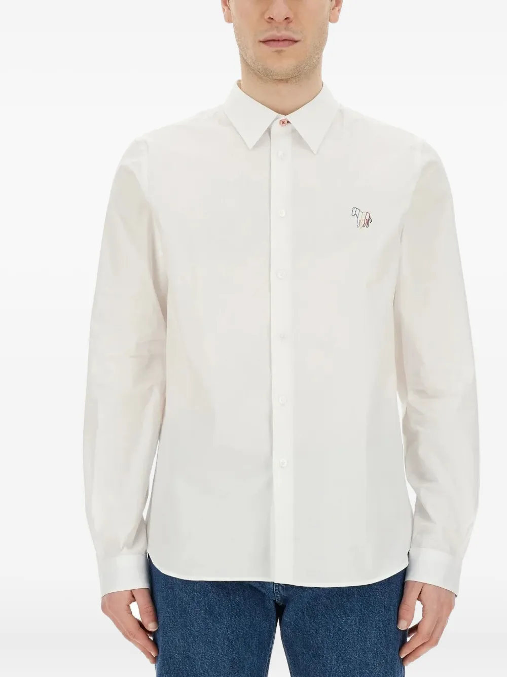 PS Paul Smith camisa con logo bordado | blanco | Image 1